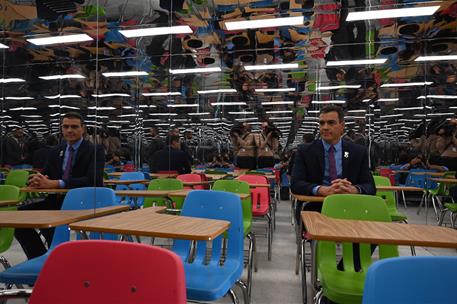 25/09/2019. Sánchez asiste al Infinity Classroom. El presidente del Gobierno en funciones, Pedro Sánchez, asiste al evento 'Infinity Classro...