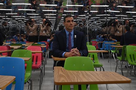 25/09/2019. Sánchez asiste al Infinity Classroom. El presidente del Gobierno en funciones, Pedro Sánchez, asiste al evento 'Infinity Classro...