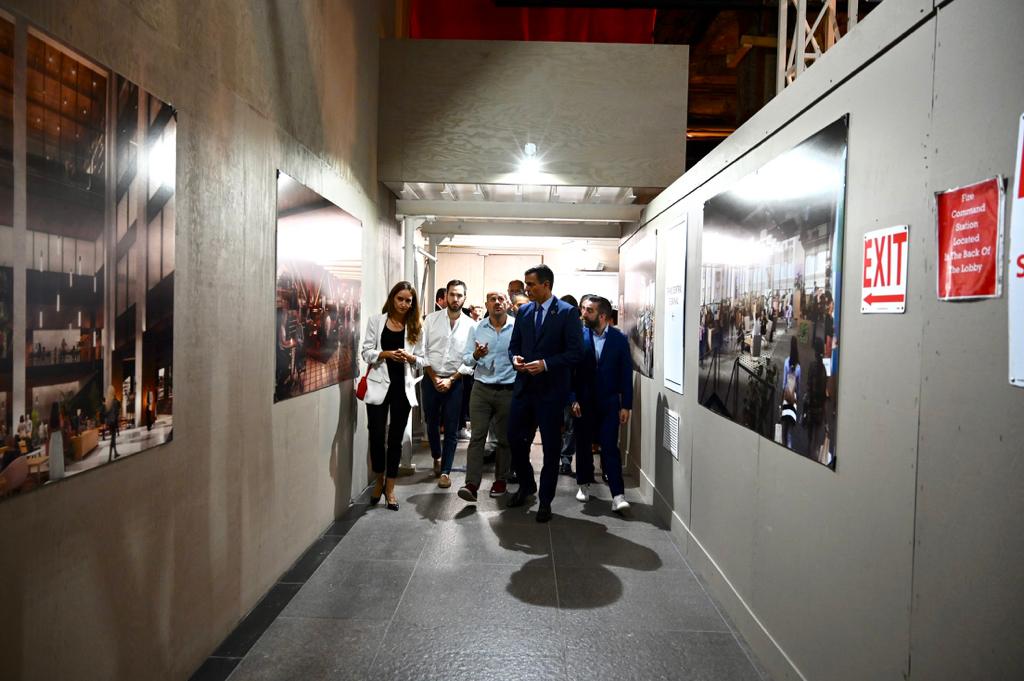 26/09/2019. Pedro Sánchez en Nueva York, cuarta jornada. El presidente del Gobierno en funciones, Pedro Sánchez, durante su visita a una emp...