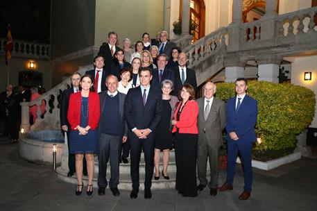 30/01/2019. Pedro Sánchez visita México. El presidente del Gobierno, Pedro Sánchez, junto al presidente del Ateneo Español de México, Ernest...