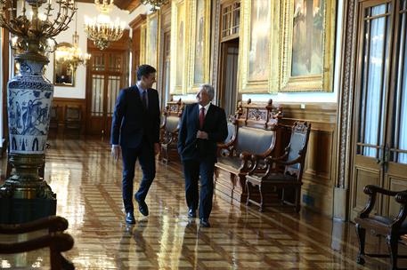 30/01/2019. Pedro Sánchez visita México. El presidente del Gobierno, Pedro Sánchez, y el presidente de México, Andrés Manuel López Obrador, ...