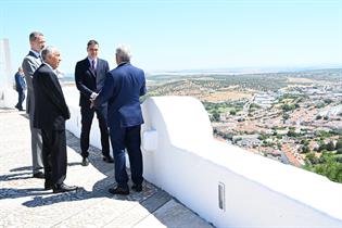 Acto de reapertura en la localidad portuguesa de Elvas