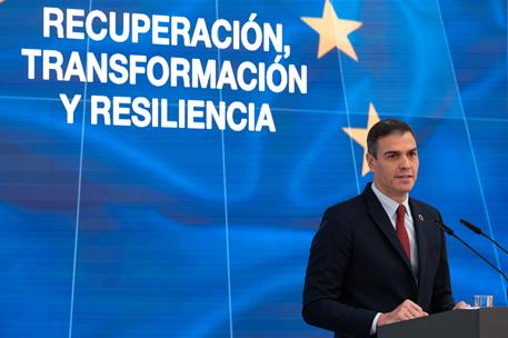 7/10/2020. Sánchez presenta el Plan de Recuperación. El presidente del Gobierno, Pedro Sánchez, presenta el Plan de Recuperación, Transforma...