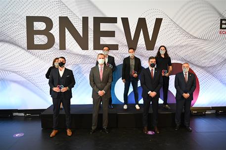 9/10/2020. Sánchez asiste a la Barcelona New Economy Week-BNEW. El presidente del Gobierno, Pedro Sánchez, asiste al acto de entrega de prem...