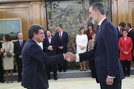 13/01/2020. Toma de posesión del Gobierno presidido por Pedro Sánchez. El ministro de Inclusión, Seguridad Social y Migraciones, José Luis E...