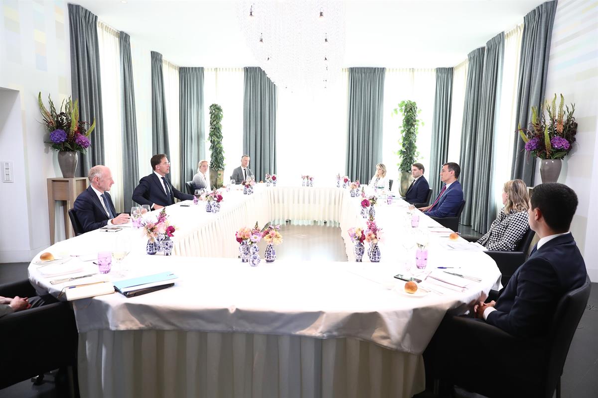 13/07/2020. El presidente del Gobierno se reúne con el primer ministro de los Países Bajos. El presidente del Gobierno, Pedro Sánchez, duran...