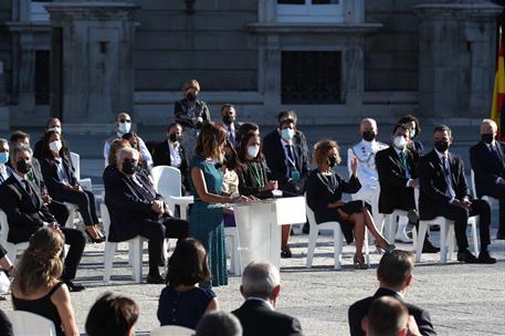 16/07/2020. Homenaje de Estado a las víctimas del COVID-19. Durante la ceremonia han intervenido el rey Felipe VI, que ha presidido el acto,...