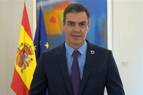17/09/2020. Pedro Sánchez participa en la Austrian World Summit