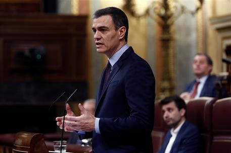 18/03/2020. Pedro Sánchez comparece en el Congreso por el Estado de Alarma