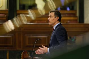 El presidente del Gobierno, durante su comparecencia en el Congreso de los Diputados