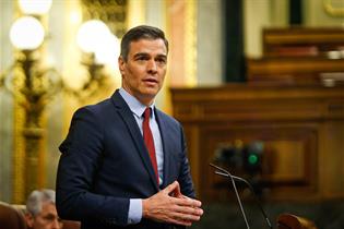 El presidente del Gobierno, durante su comparecencia en el Congreso de los Diputados