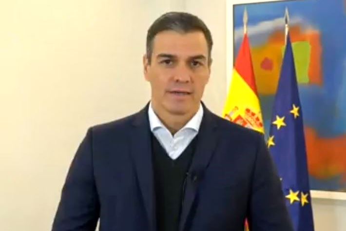 22/10/2020. Pedro Sánchez interviene en la Reunión Global de Educación de UNESCO