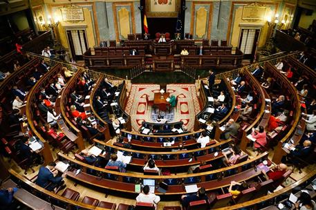 24/06/2020. Pedro Sánchez asiste a la sesión de control en el Congreso. El presidente del Gobierno, Pedro Sánchez, asiste a la sesión de con...