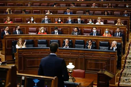 24/06/2020. Pedro Sánchez asiste a la sesión de control en el Congreso