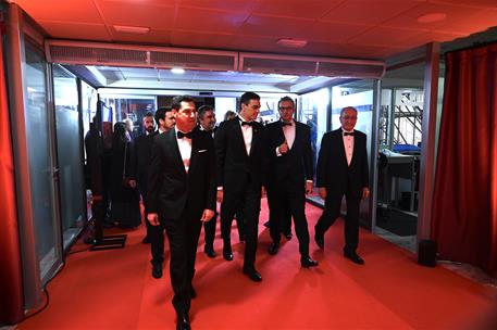 25/01/2020. Pedro Sánchez asiste a la 34 edición de los Premios Goya. El presidente del Gobierno, Pedro Sánchez, a su llegada al Palacio de ...