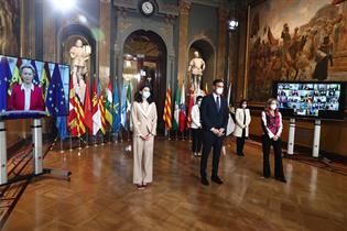 Pedro Sánchez durante la Conferencia de Presidentes