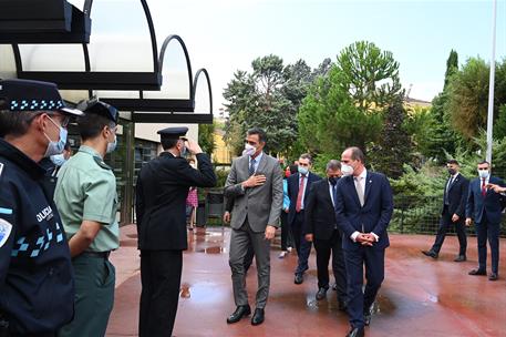 2/09/2021. Pedro Sánchez visita en Guadalajara las instalaciones del Servicio de Vacunación Centralizado. El presidente del Gobierno, Pedro ...