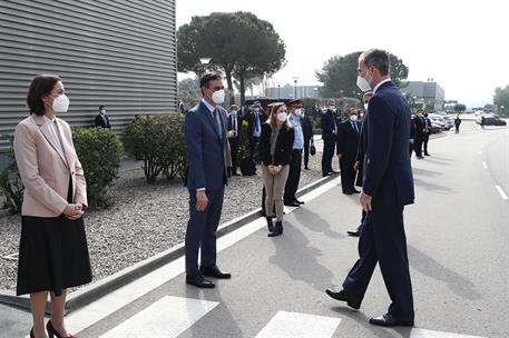 5/03/2021. Pedro Sánchez visita la planta de SEAT en Martorell (Barcelona). El presidente del Gobierno, Pedro Sánchez, y la ministra de Indu...