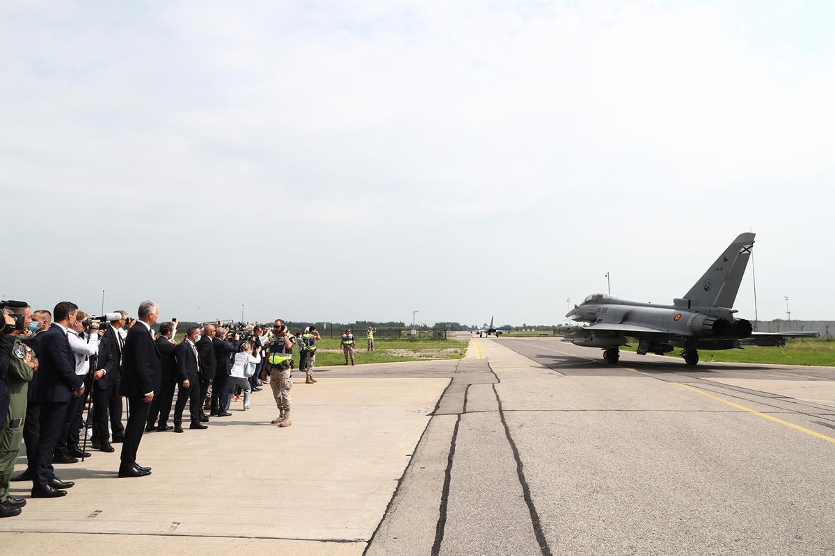 8/07/2021. Viaje del presidente del Gobierno a Lituania. El presidente del Gobierno, Pedro Sánchez, y el presidente la República de Lituania...