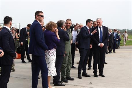 8/07/2021. Viaje del presidente del Gobierno a Lituania. El presidente del Gobierno, Pedro Sánchez, junto al presidente la República de Litu...