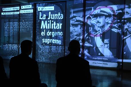 9/06/2021. Viaje oficial de Pedro Sánchez a Argentina: visita al Museo Sitio de la Memoria. El presidente del Gobierno, Pedro Sánchez, duran...