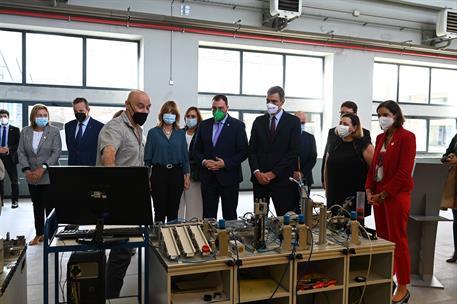 9/09/2021. Pedro Sánchez visita el Principado de Asturias. El presidente del Gobierno, Pedro Sánchez, durante su visita al Centro Integrado ...