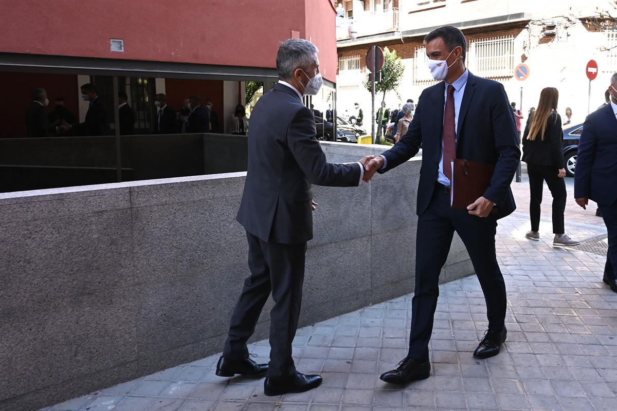 10/09/2021. Pedro Sánchez preside la Comisión de Seguimiento del Plan de Lucha contra los Delitos de Odio. El presidente del Gobierno, Pedro...