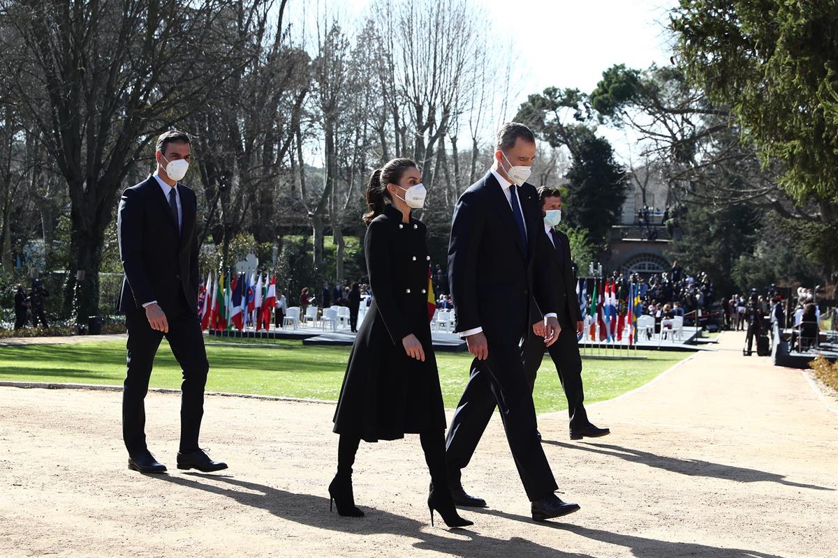11/03/2021. Sánchez asiste al acto de Estado con motivo del Día Europeo de las Víctimas del Terrorismo. El presidente del Gobierno, Pedro Sá...