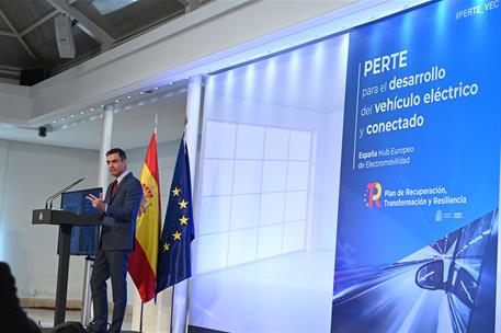 12/07/2021. Presentación del Proyecto Estratégico para la Recuperación y Transformación Económica (PERTE) del vehículo eléctrico y conectado...