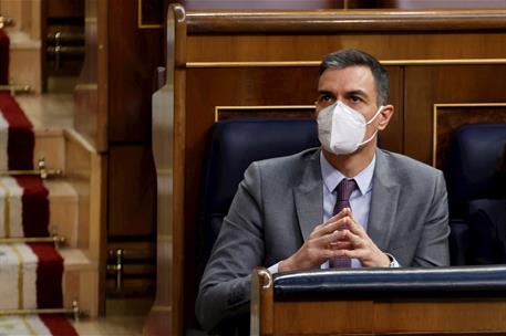14/04/2021. Sánchez, en la sesión de control en el Congreso