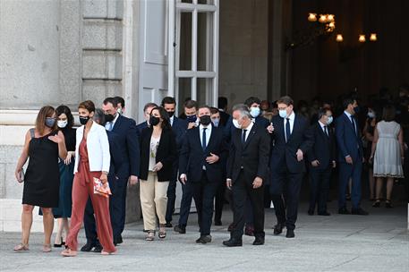 15/07/2021. Homenaje a las víctimas de la Covid-19 y de reconocimiento al personal sanitario. Presidentes y presidentas de comunidades autón...