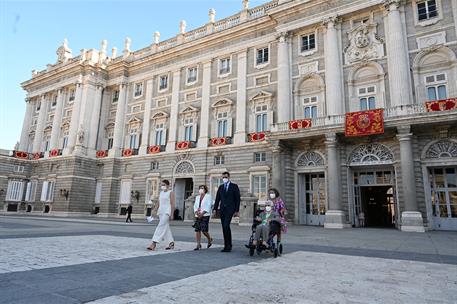 15/07/2021. Homenaje a las víctimas de la Covid-19 y de reconocimiento al personal sanitario. El presidente del Gobierno, Pedro Sánchez, a s...