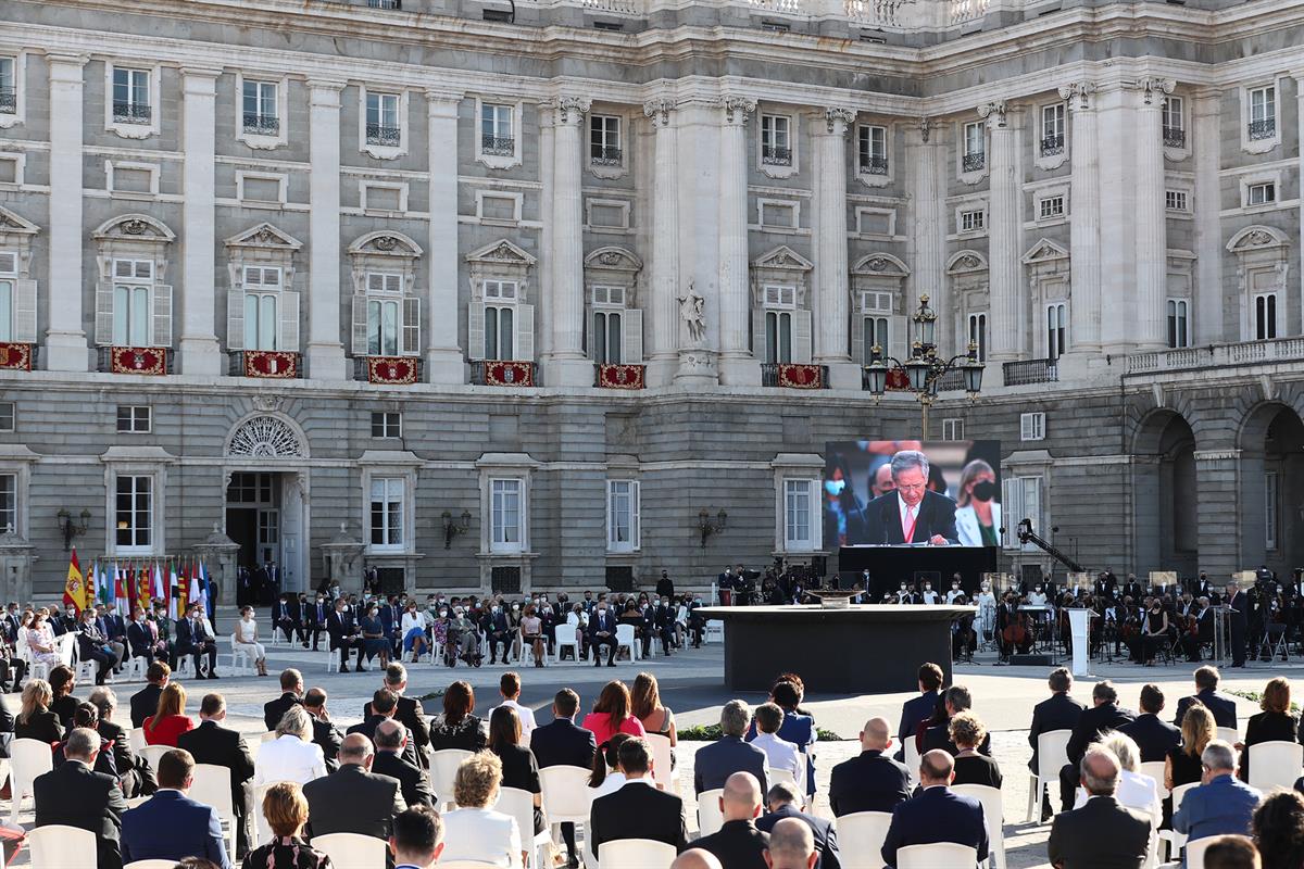 15/07/2021. Homenaje a las víctimas de la Covid-19 y de reconocimiento al personal sanitario. El periodista Fernando Ónega ha sido el conduc...