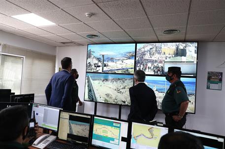 18/05/2021. Pedro Sánchez se desplaza a Ceuta. El presidente del Gobierno, Pedro Sánchez, y el ministro del Interior, Fernando Grande-Marlas...