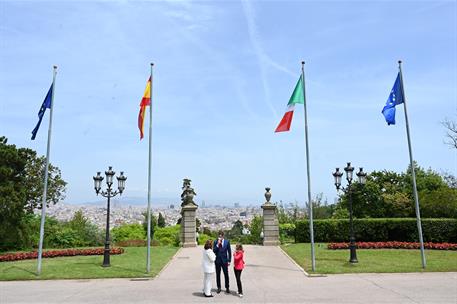 18/06/2021. Pedro Sánchez participa en la XVIII edición del Foro de Diálogo Italia-España. El presidente del Gobierno, Pedro Sánchez, la vic...