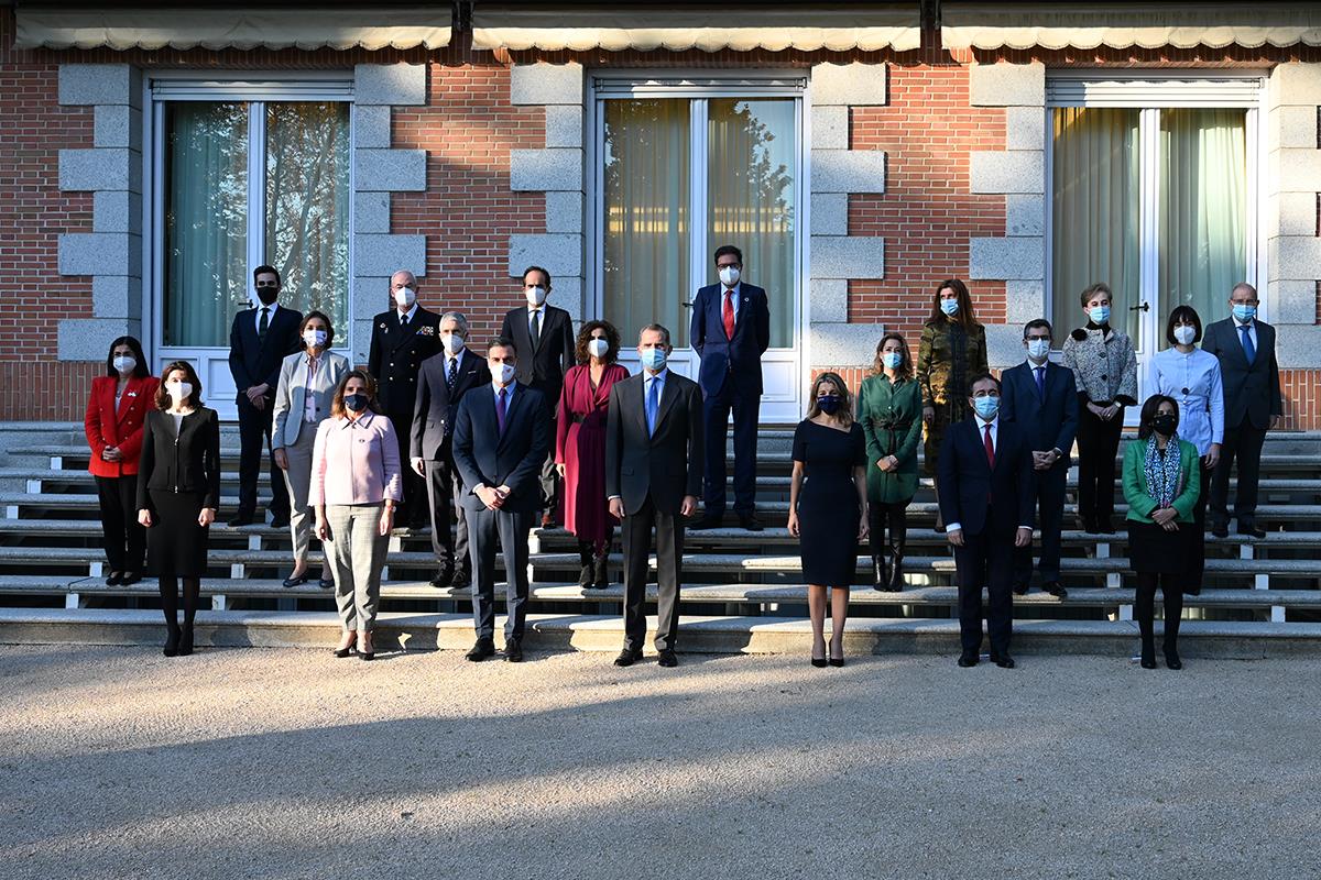 18/11/2021. Sánchez asiste a la reunión del Consejo de Seguridad Nacional. Foto de familia de los asistentes a la reunión del Consejo de Seg...