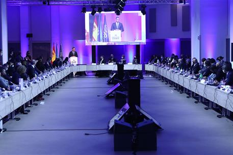 19/01/2021. Sánchez participa en la 113ª reunión del Consejo Ejecutivo de la OMT. El presidente del Gobierno, Pedro Sánchez, participa en la...