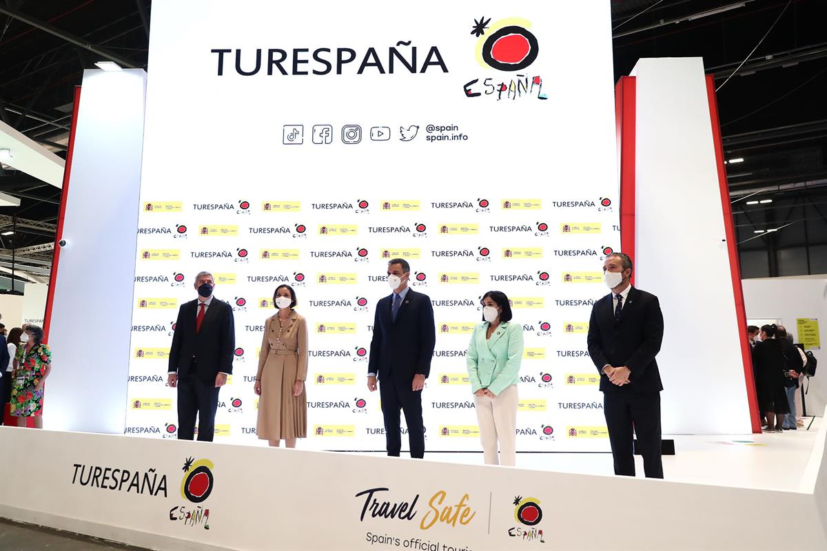 21/05/2021. Pedro Sánchez asiste a la presentación del Certificado Verde Digital en FITUR. El presidente del Gobierno, Pedro Sánchez, asiste...