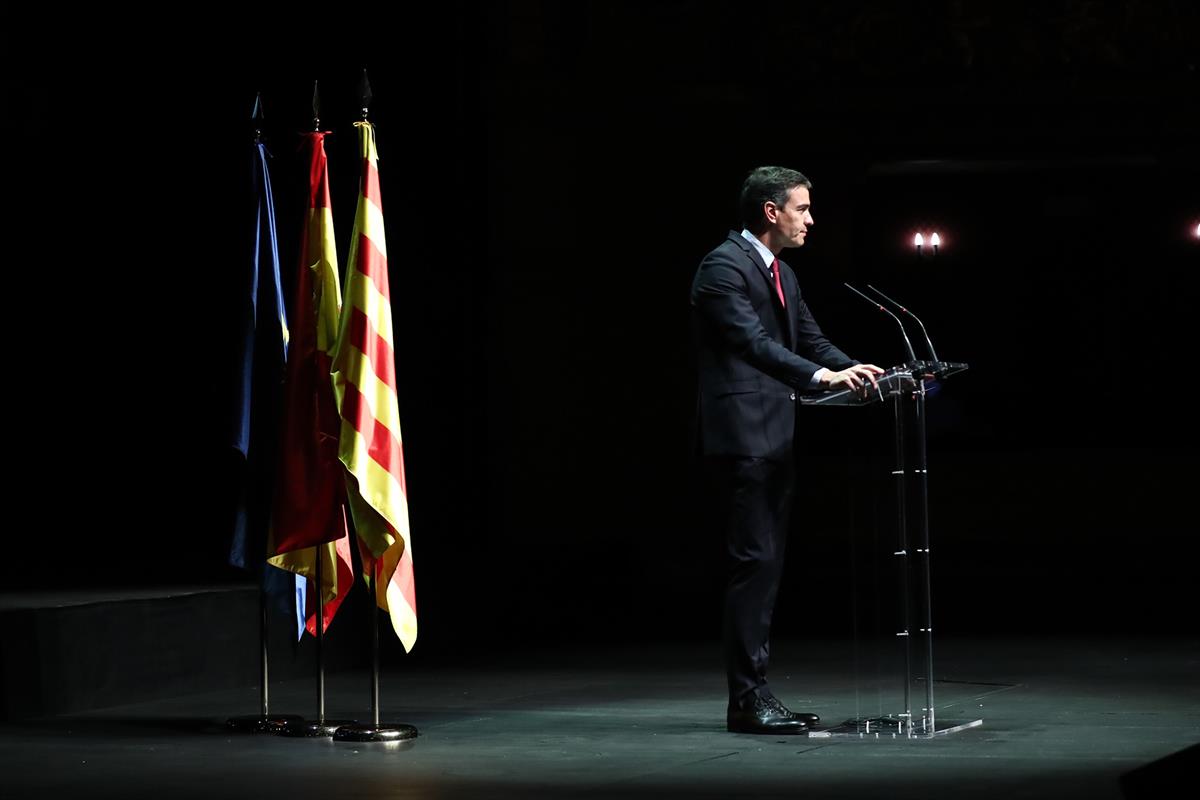 21/06/2021. Pedro Sánchez pronuncia la conferencia 'Reencuentro: un proyecto de futuro para toda España'. El presidente del Gobierno, Pedro ...