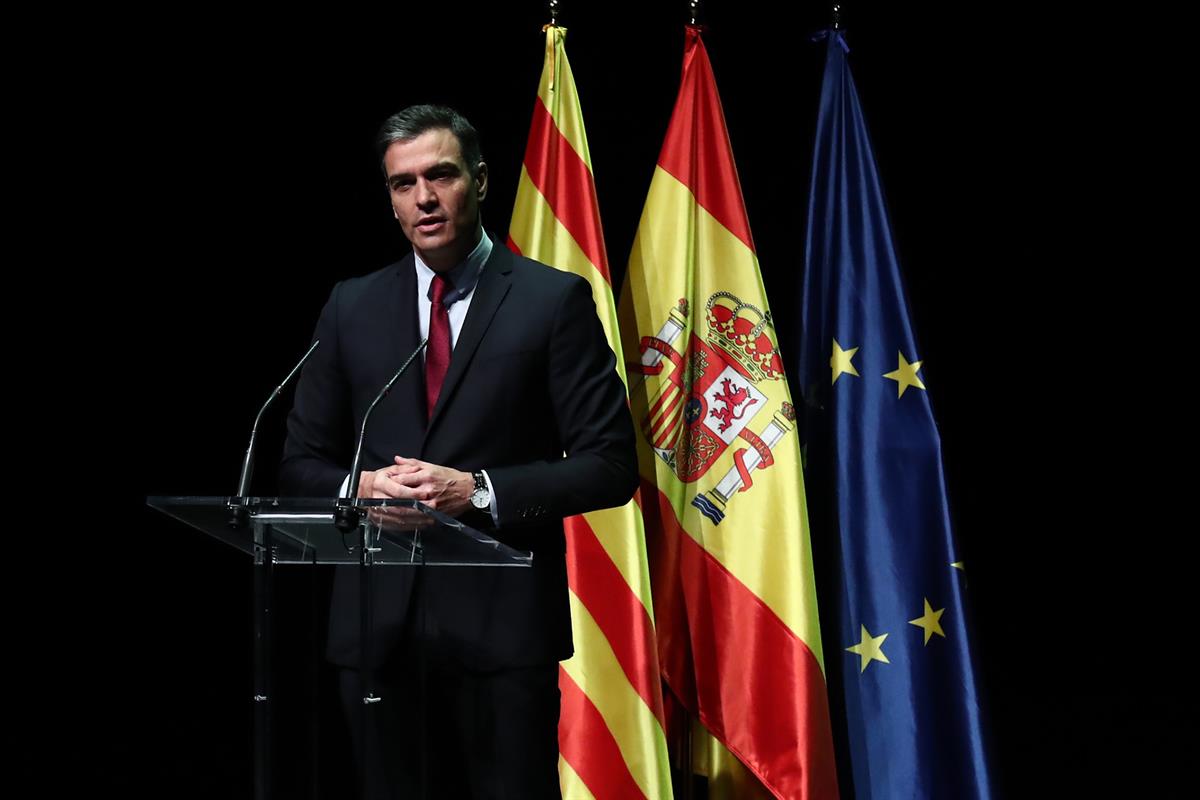 21/06/2021. Pedro Sánchez pronuncia la conferencia 'Reencuentro: un proyecto de futuro para toda España'. El presidente del Gobierno, Pedro ...