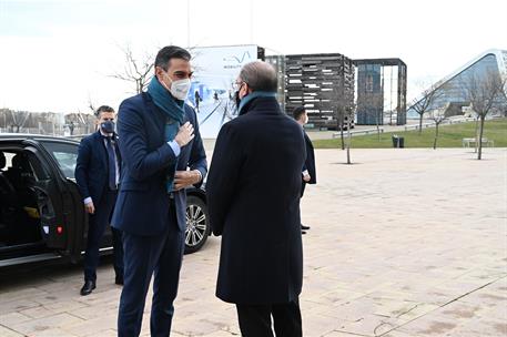 22/01/2021. Pedro Sánchez se reúne con Javier Lambán. El presidente del Gobierno, Pedro Sánchez, es recibido por el presidente del Gobierno ...