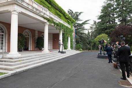 22/06/2021. Declaración institucional del presidente del Gobierno. El presidente del Gobierno, Pedro Sánchez, ha comparecido ante los medios...