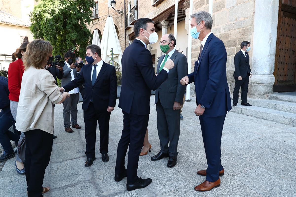 24/05/2021. Sánchez preside la presentación del proyecto "Haciendo de España un polo industrial del hidrógeno verde en Europa". El president...