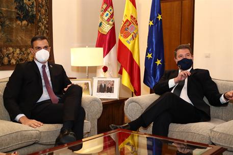 24/05/2021. Sánchez preside la presentación del proyecto "Haciendo de España un polo industrial del hidrógeno verde en Europa". El president...