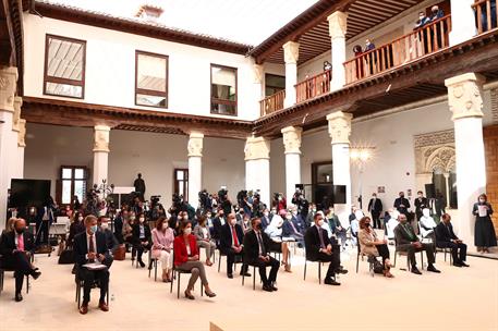 24/05/2021. Sánchez preside la presentación del proyecto "Haciendo de España un polo industrial del hidrógeno verde en Europa". El president...