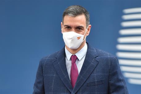 25/06/2021. Pedro Sánchez asiste al Consejo Europeo (segunda jornada). El presidente del Gobierno, Pedro Sánchez, asiste a la segunda jornad...