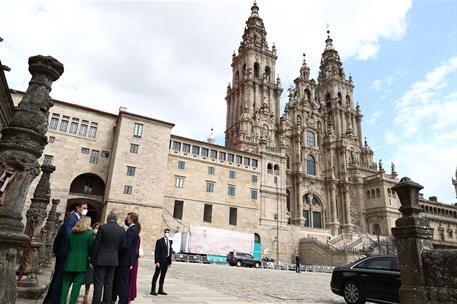 25/07/2021. Pedro Sánchez participa en la reunión del Real Patronato de Santiago de Compostela. El presidente del Gobierno, Pedro Sánchez, a...