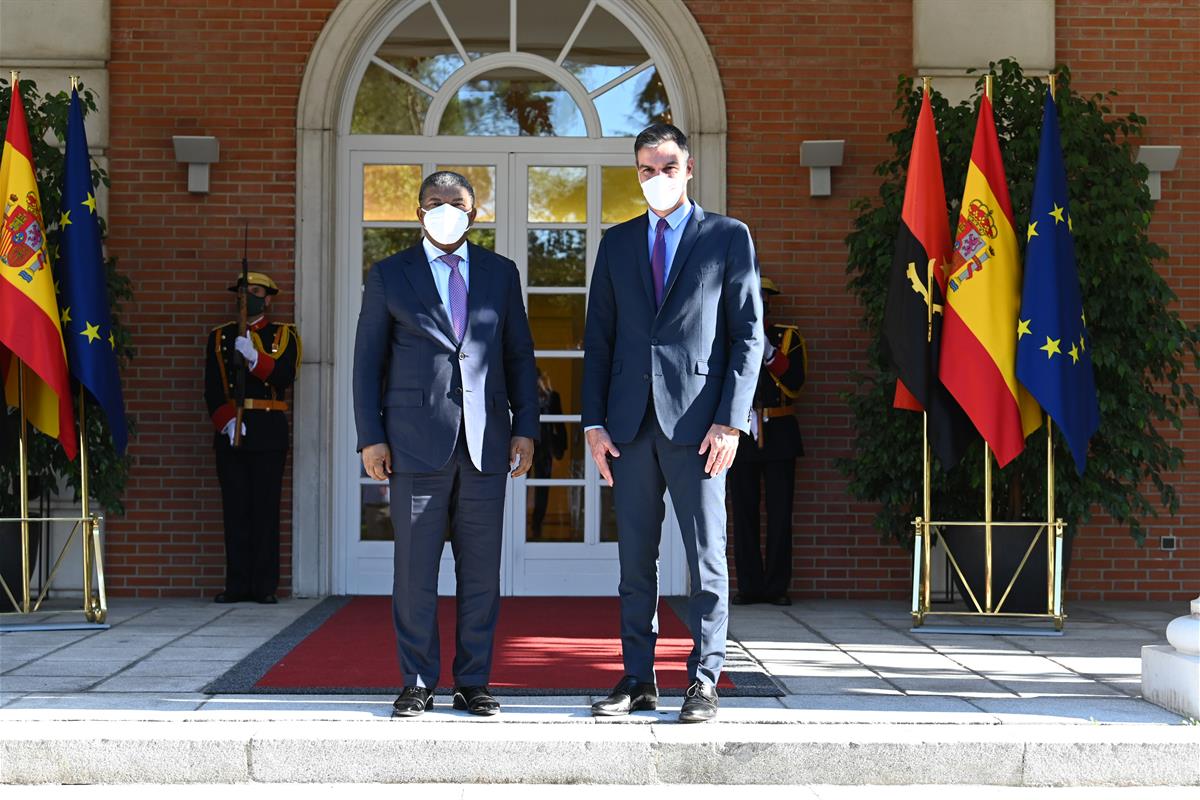 28/09/2021. El presidente del Gobierno recibe al presidente de Angola. El presidente del Gobierno, Pedro Sánchez, ha recibido al presidente ...