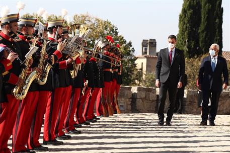 28/10/2021. XXXII Cumbre Hispano-Portuguesa. El presidente del Gobierno, Pedro Sánchez, y el primer ministro de la República Portuguesa, Ant...