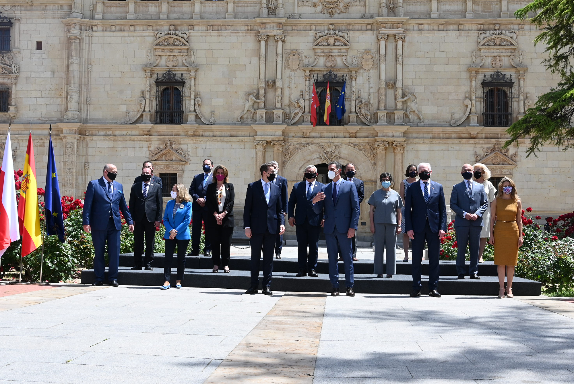 Foto de familia de los participantes en la cumbre